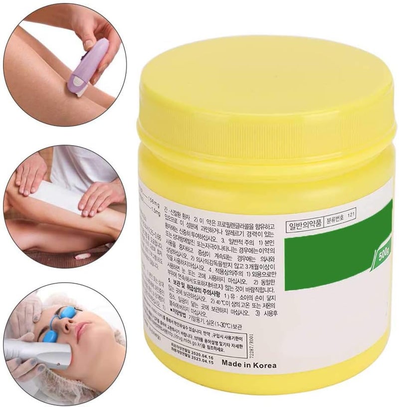 woobles Tattoo numbing cream strong 500g, Tattoo Numb Deep Numbing Topical Cream Pain Relieving Cream Fast Acting Laser Removal Microblading Cosmetic Procedure (19.8%) - Image 5